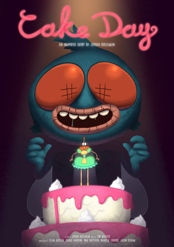 Cake Day film poster by Jeroen Koelewijn